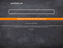 Tablet Screenshot of giantsfoods.com
